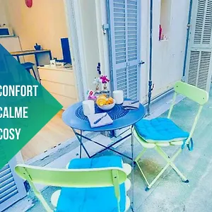  Appartement Studio T1 Centre - Ideal Couple & Amis - Confort - Wifi - Calme - Climatisation - Coin Terrasse